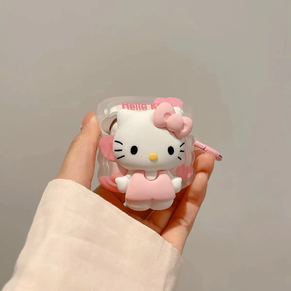 Kawaii Hello Kitty AirPods Case with 3D Doll