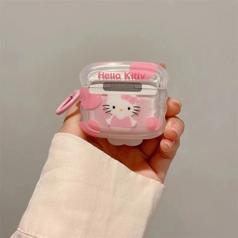 Kawaii Hello Kitty AirPods Case with 3D Doll