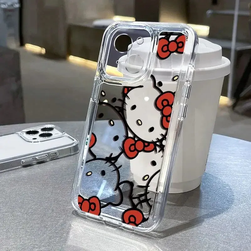 Kawaii Hello Kitty Transparent iPhone Case