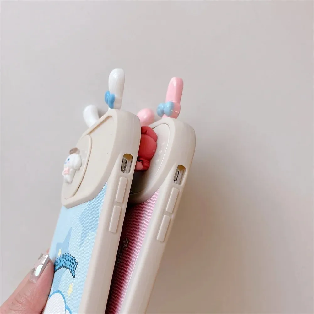 Kawaii iPhone Case (Cinnamoroll & My Melody)