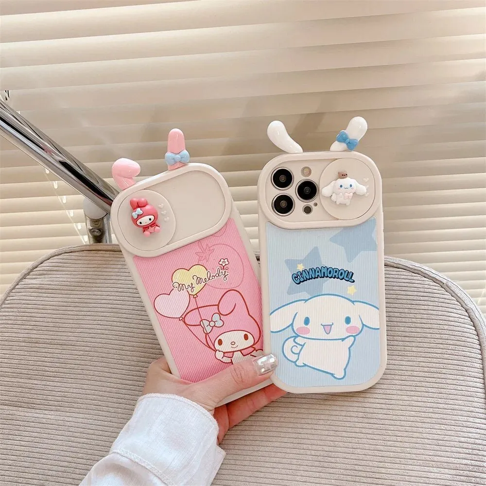 Kawaii iPhone Case (Cinnamoroll & My Melody)