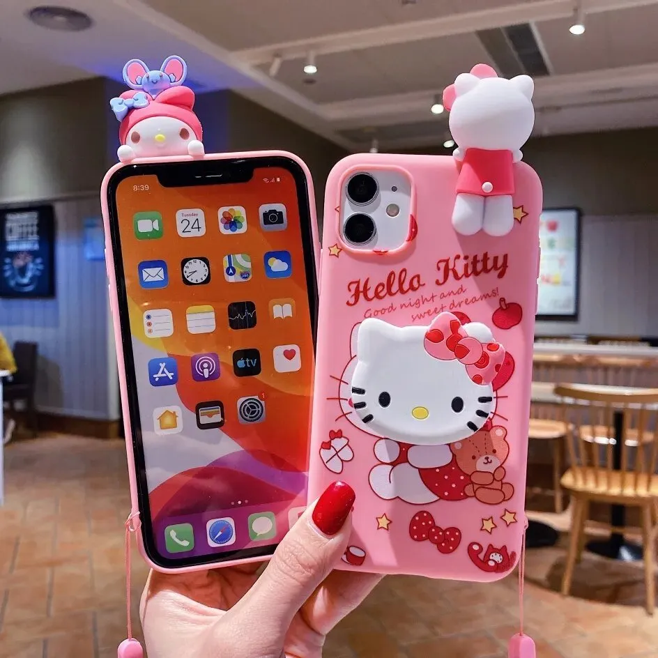 Kawaii iPhone Case (Hello Kitty & My Melody)