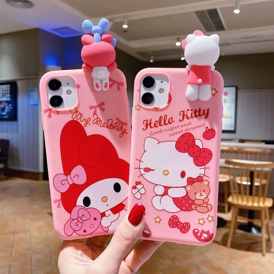 Kawaii iPhone Case (Hello Kitty & My Melody)