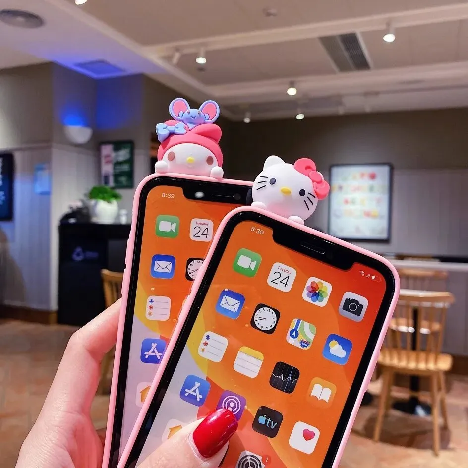 Kawaii iPhone Case (Hello Kitty & My Melody)