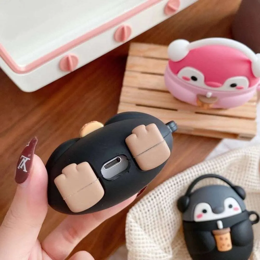 Kawaii Penguin Airpods Case