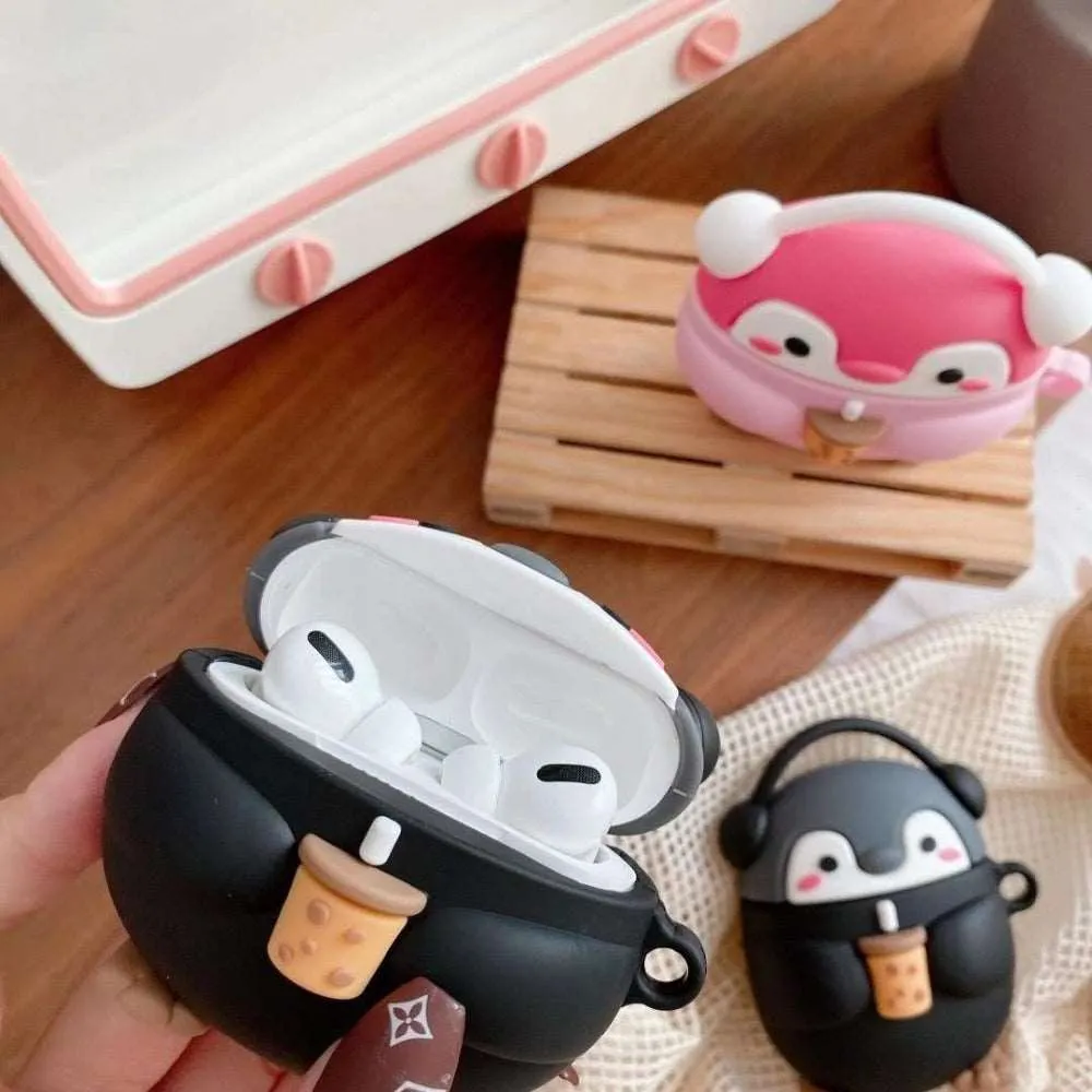 Kawaii Penguin Airpods Case