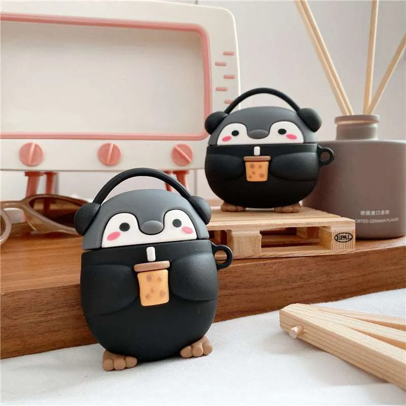 Kawaii Penguin Airpods Case