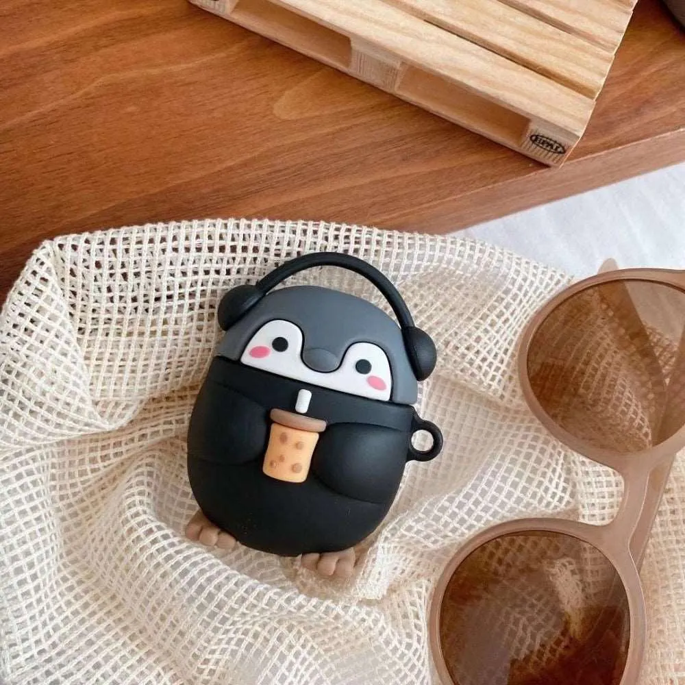 Kawaii Penguin Airpods Case