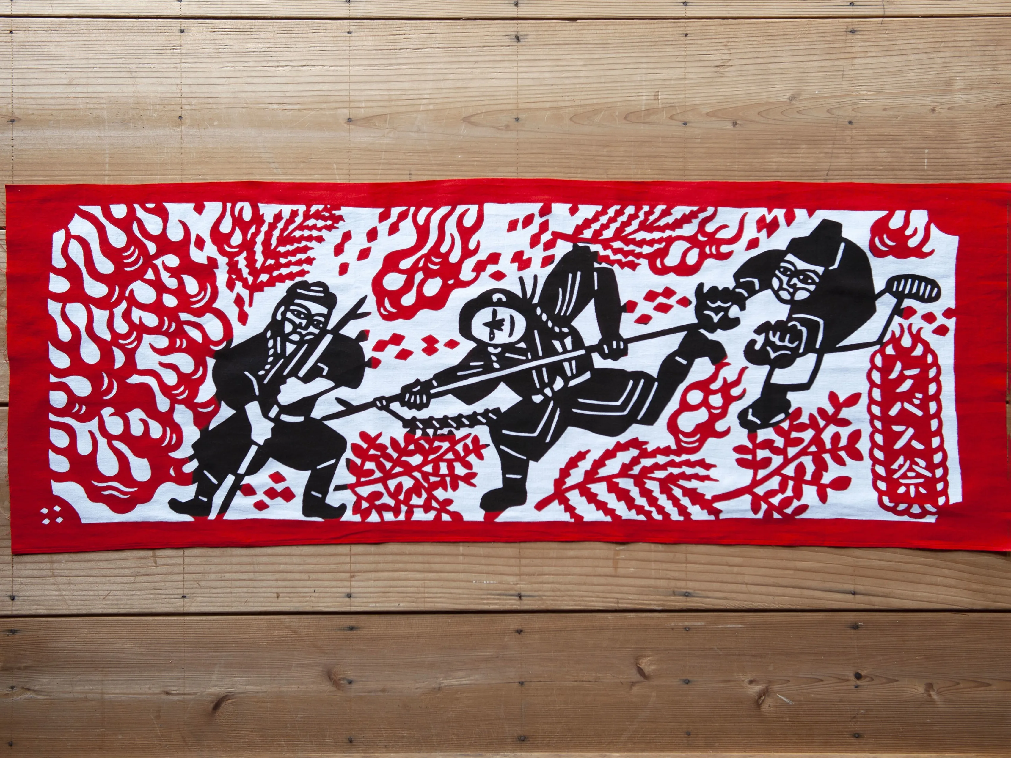 Kebesu Festival Hand Dyed Tenugui by Yotsume