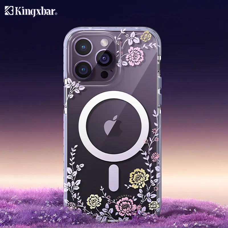KINGXBAR Flora Magnetic MagSafe Shockproof Case Cover