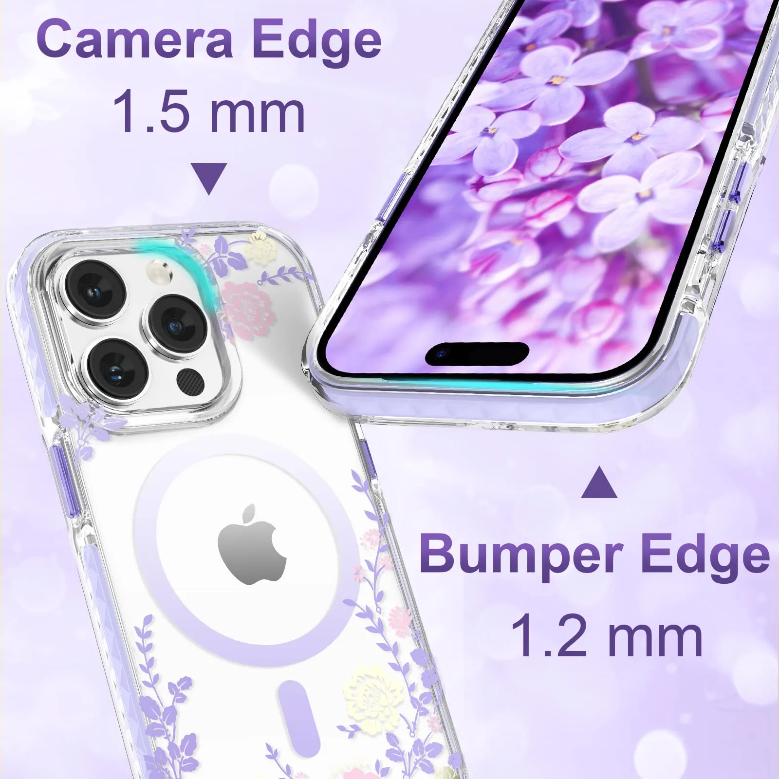 KINGXBAR Flora Magnetic MagSafe Shockproof Case Cover