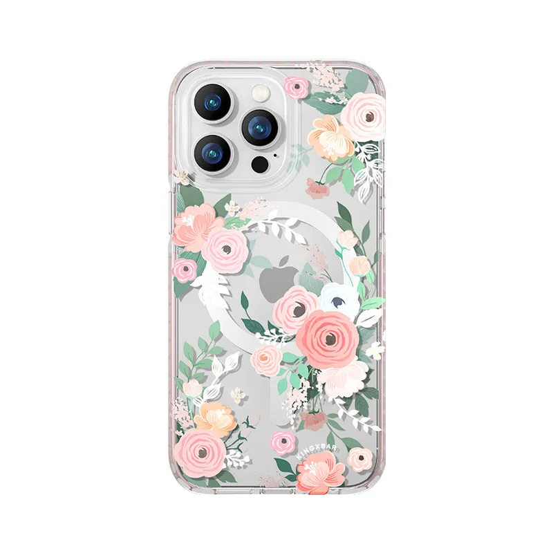 KINGXBAR Flora Magnetic MagSafe Shockproof Case Cover