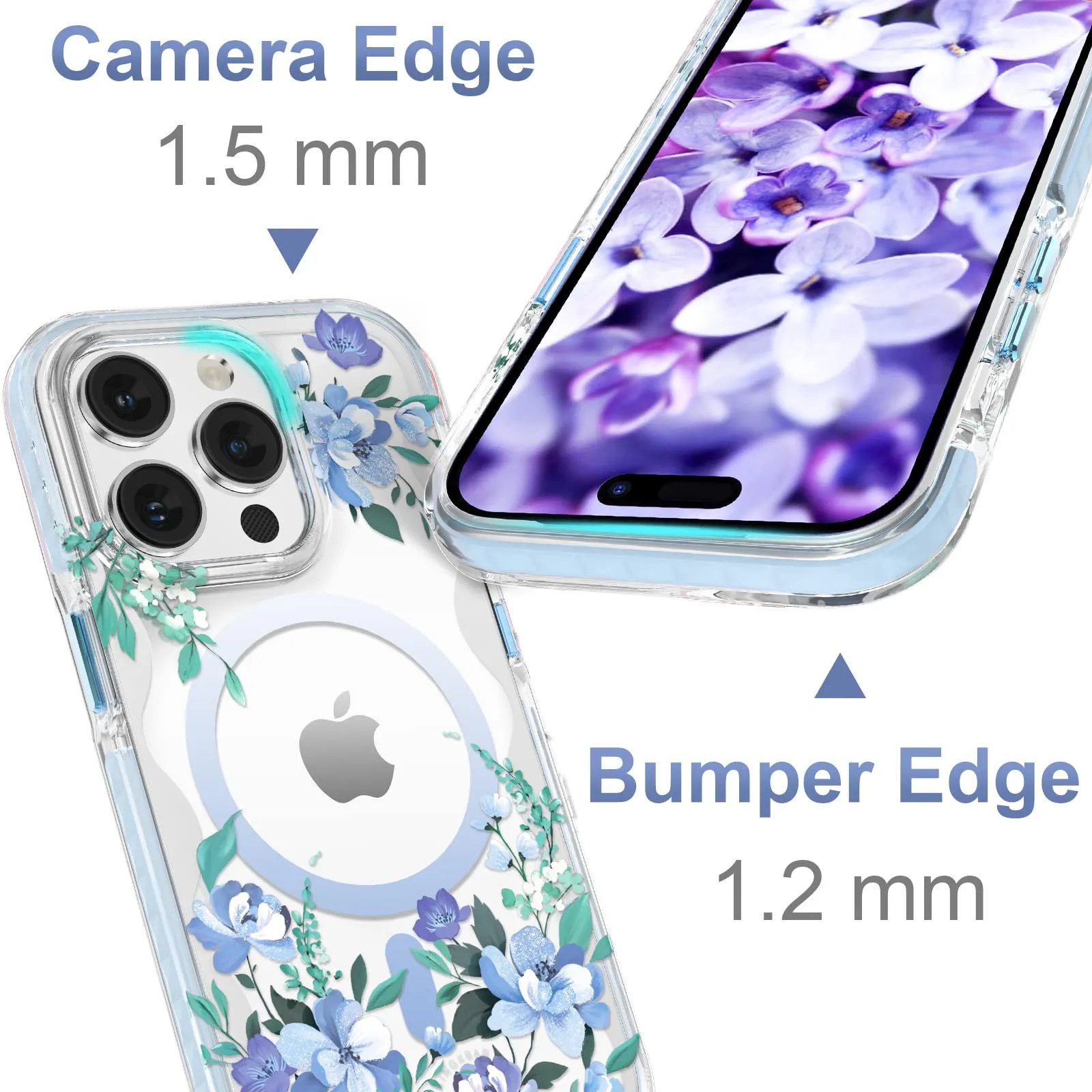 KINGXBAR Flora Magnetic MagSafe Shockproof Case Cover