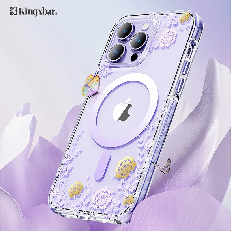 KINGXBAR Flora Magnetic MagSafe Shockproof Case Cover