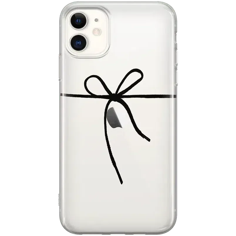Knot Over U | Clear Ribbon Case