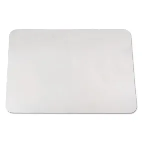 Krystalview Desk Pad With Antimicrobial Protection, Glossy Finish, 24 X 19, Clear