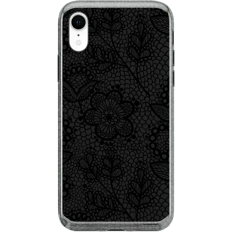 Lace Me Up | Black Floral Case
