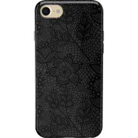 Lace Me Up | Black Floral Case