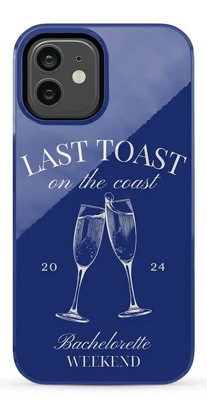 Last Toast | Blue Coastal Bachelorette Case