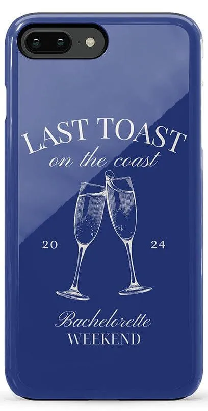 Last Toast | Blue Coastal Bachelorette Case
