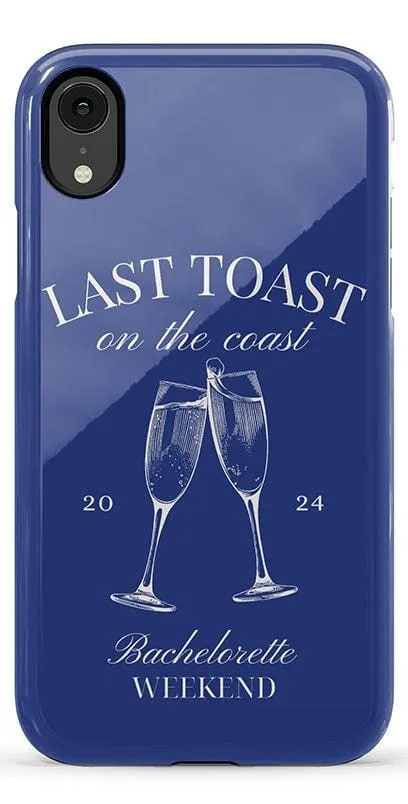 Last Toast | Blue Coastal Bachelorette Case