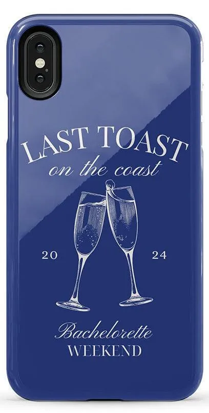 Last Toast | Blue Coastal Bachelorette Case