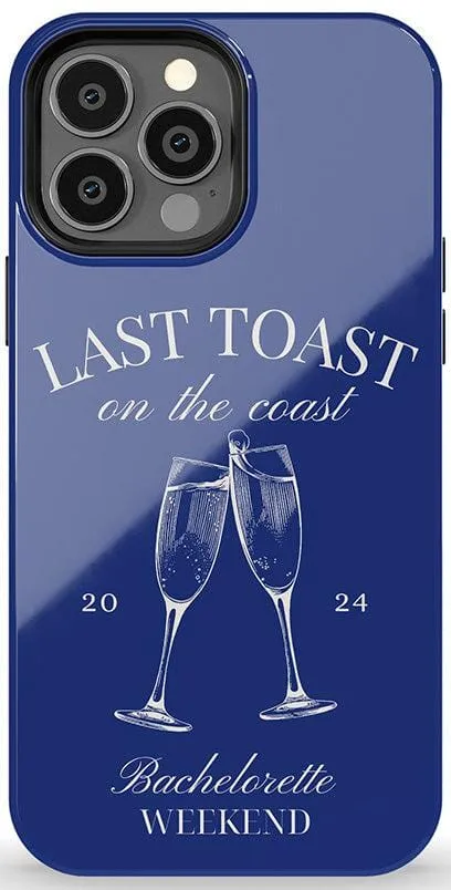 Last Toast | Blue Coastal Bachelorette Case