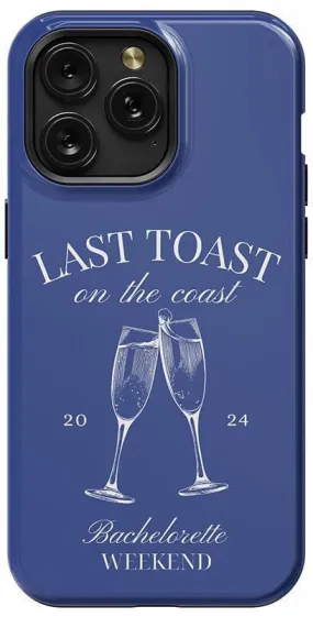 Last Toast | Blue Coastal Bachelorette Case