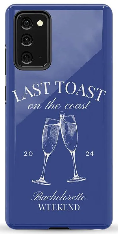 Last Toast | Blue Coastal Bachelorette Case