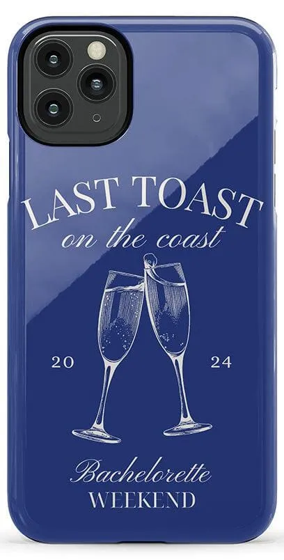 Last Toast | Blue Coastal Bachelorette Case