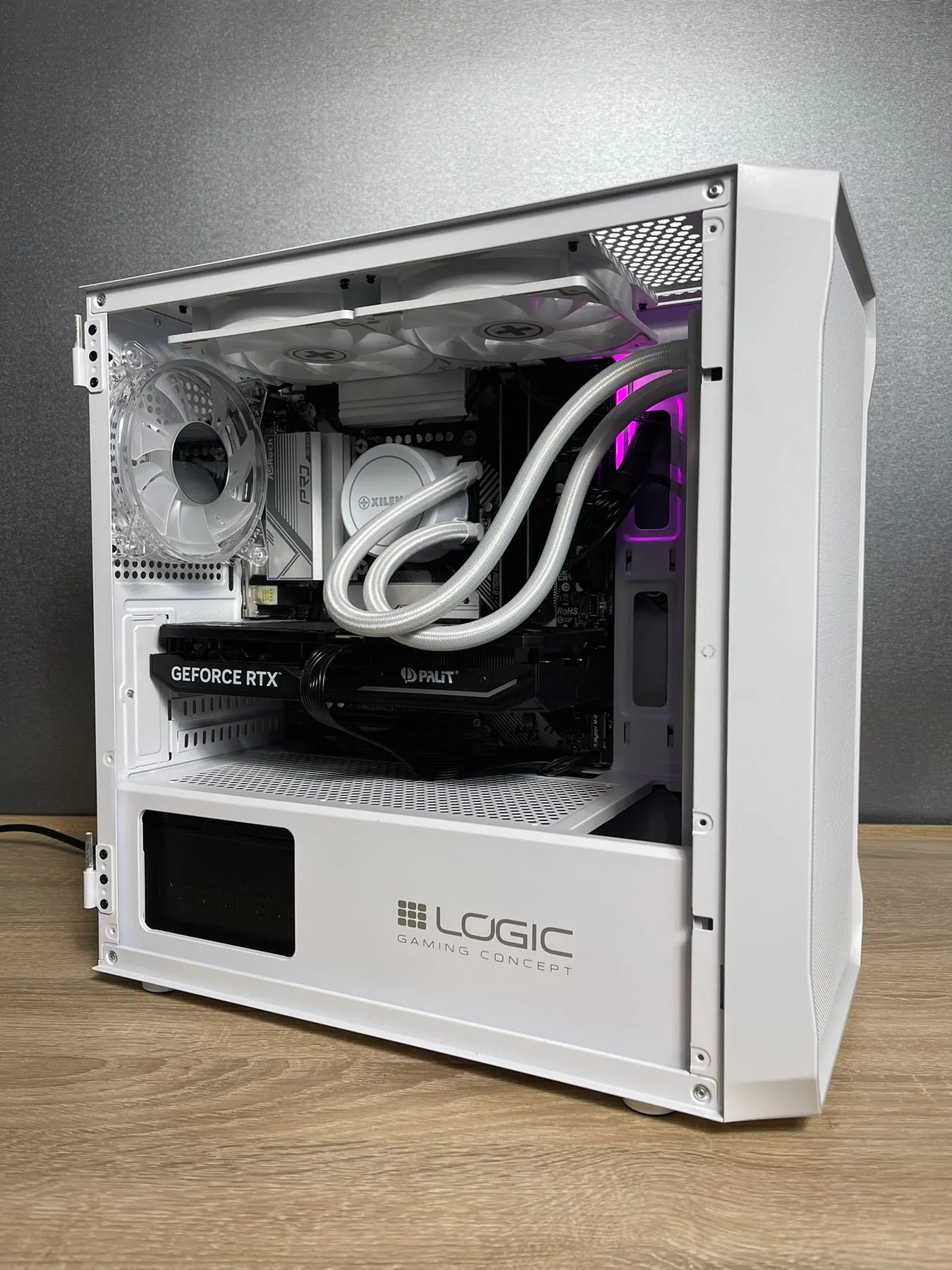 Logic PC Case Portos Mini ARGB White