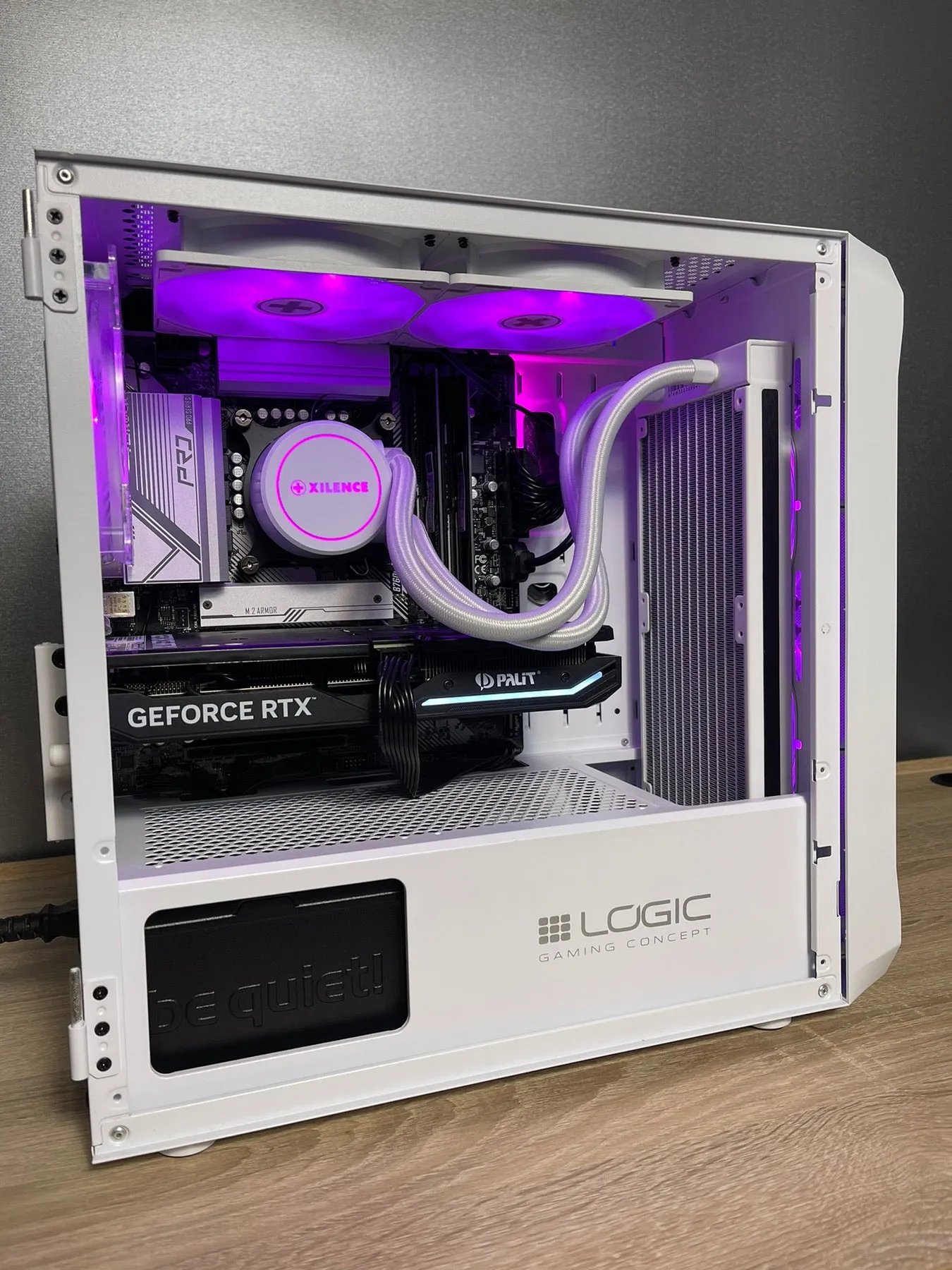 Logic PC Case Portos Mini ARGB White