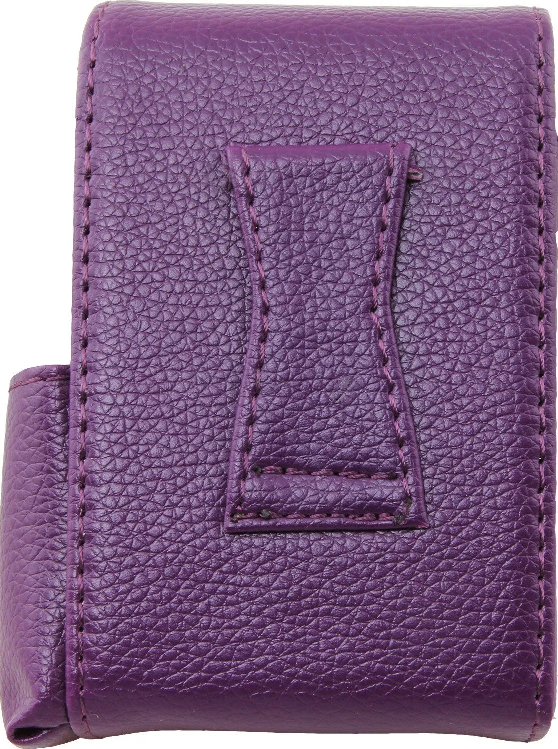 Luxury Genuine Leather Black Flip Top Cigarette Case - Assorted Color Available