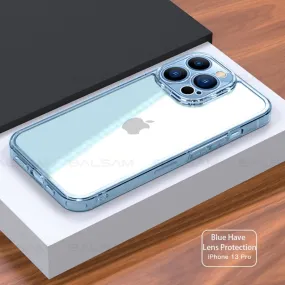 Luxury Tempered Glass Clear Case For iPhone 11 12 13 14 Pro XS Max 13Mini X XR Transparent Hard Case For iPhone 7 8 Plus SE2