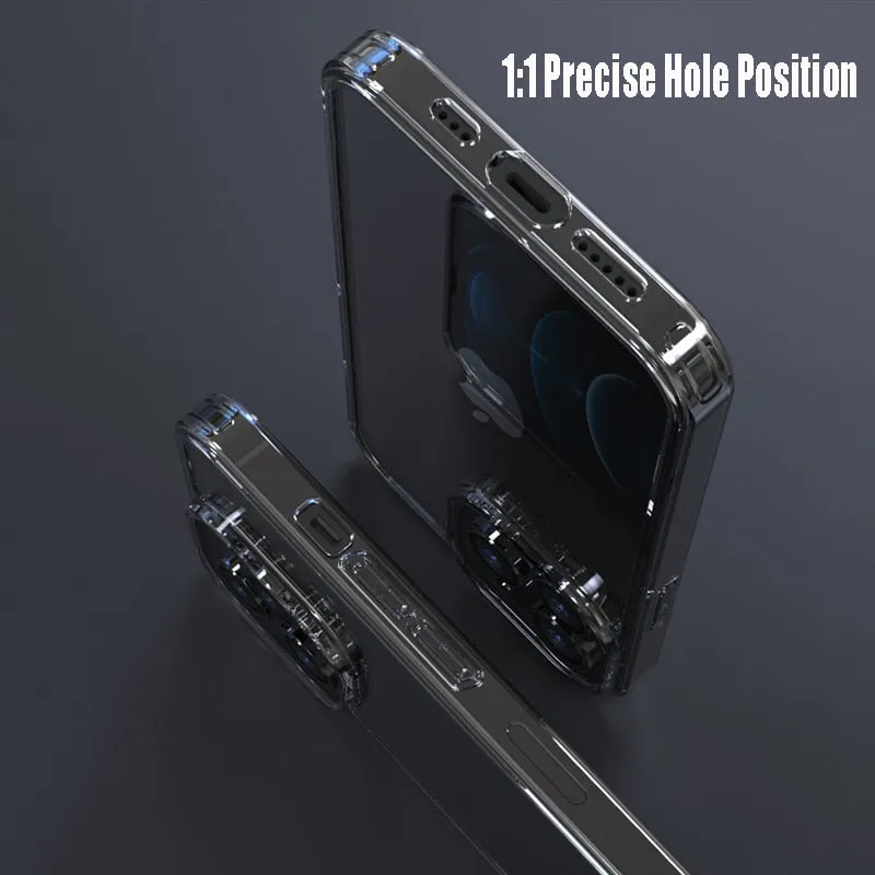 Luxury Tempered Glass Clear Case For iPhone 11 12 13 14 Pro XS Max 13Mini X XR Transparent Hard Case For iPhone 7 8 Plus SE2