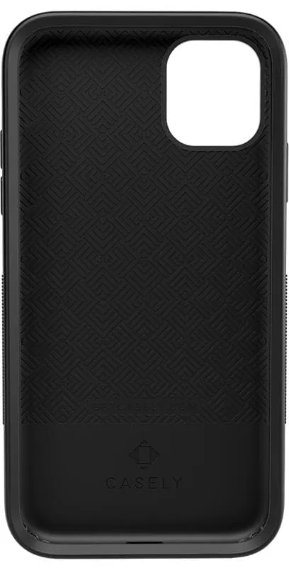 Midnight Ride | Black and Gold Metallic Waves Case