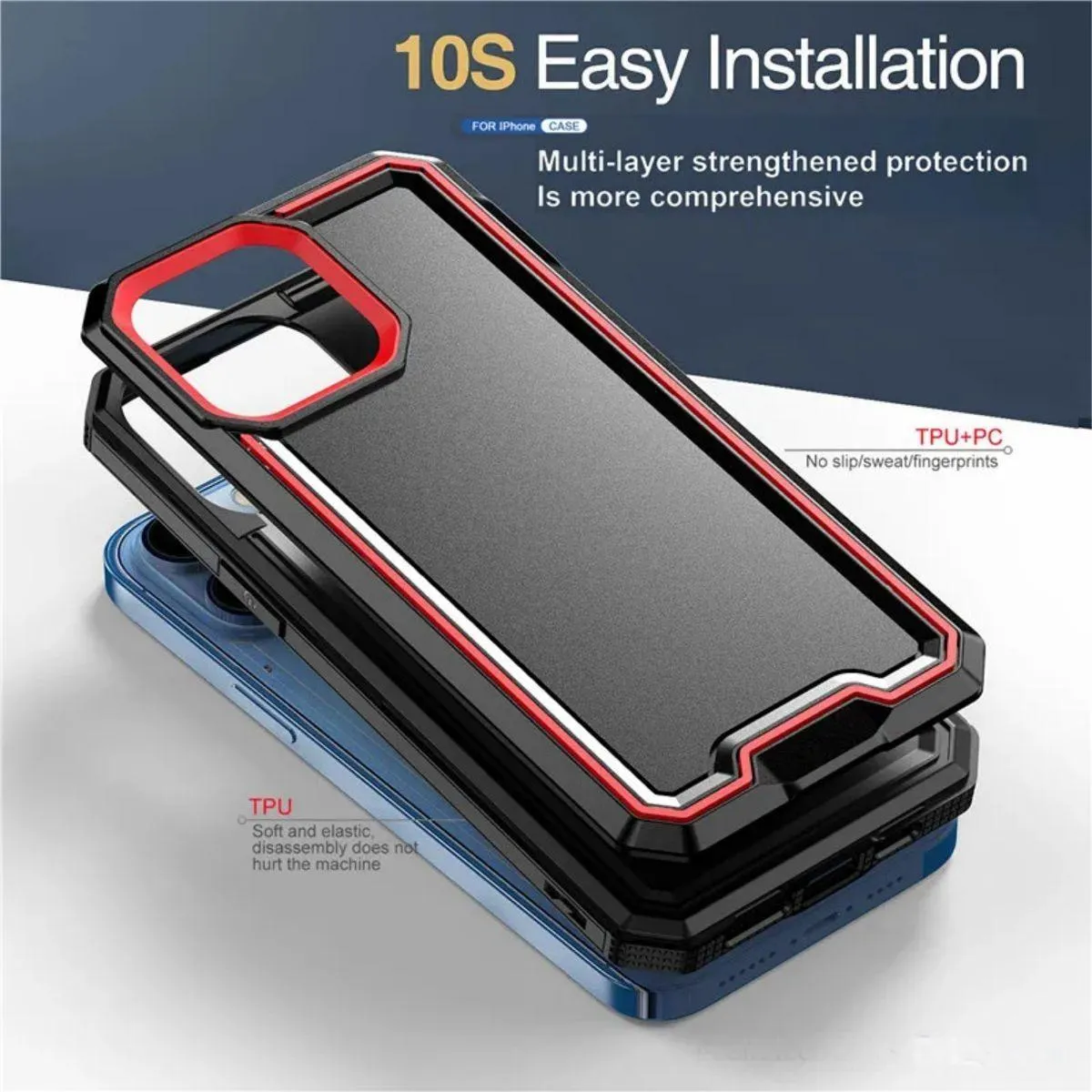 Military Level Protective Case for iPhone