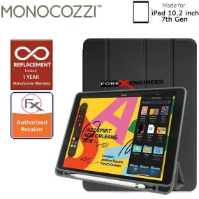 Monocozzi Lucid Plus Folio for iPad 10.2 inch ( 7th - 8th - 9th ) ( 2019 - 2021 ) with Apple Pencil Slot - Charcoal Color ( Barcode: 4895199105775 )
