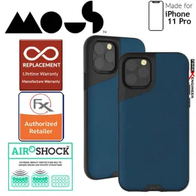 Mous Contour Colour for iPhone 11 Pro (Blue Leather)
