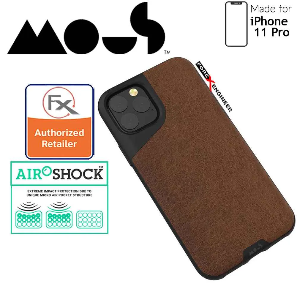 Mous Contour for iPhone 11 Pro (Brown Leather)