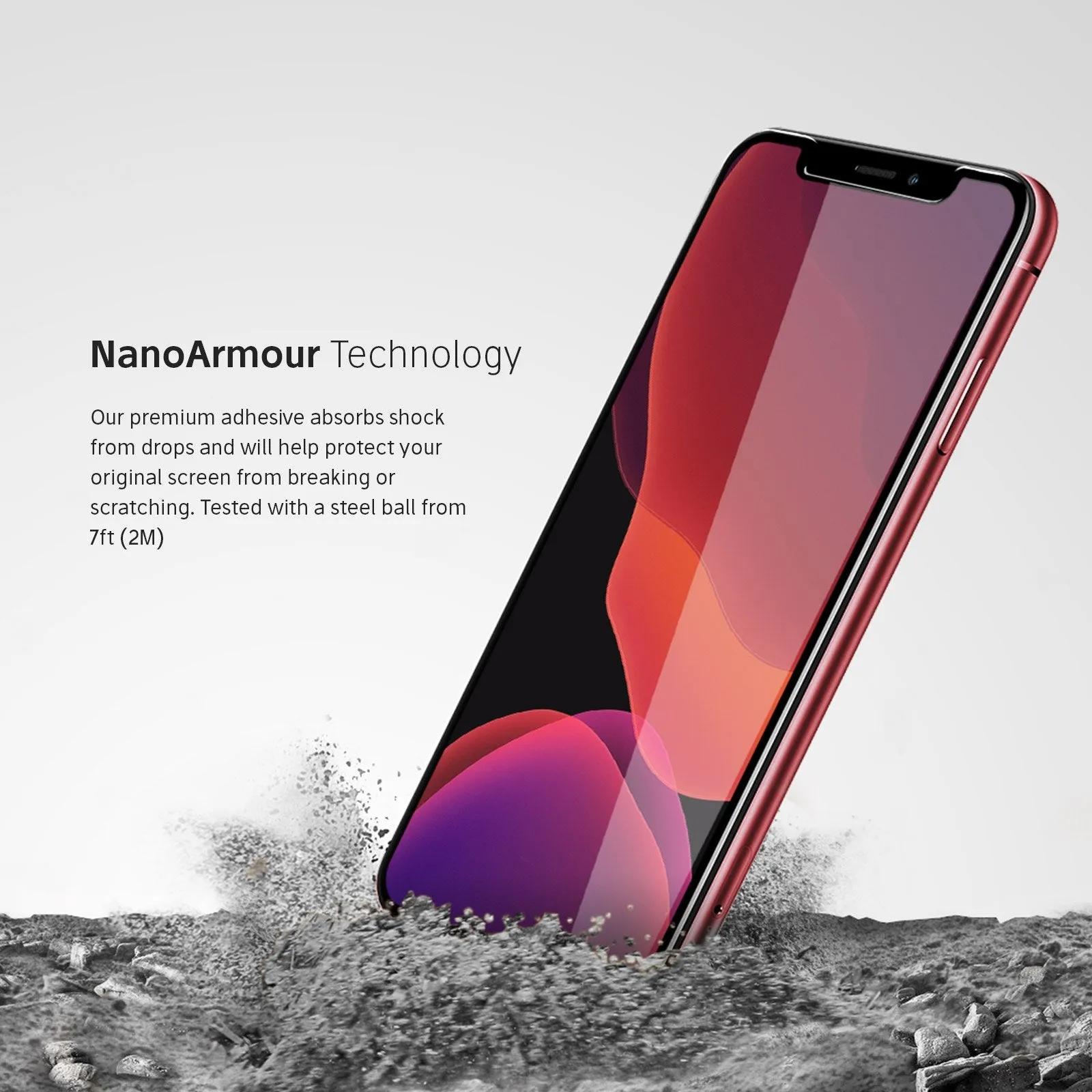 NanoArmour Screen Protector for iPhone XR