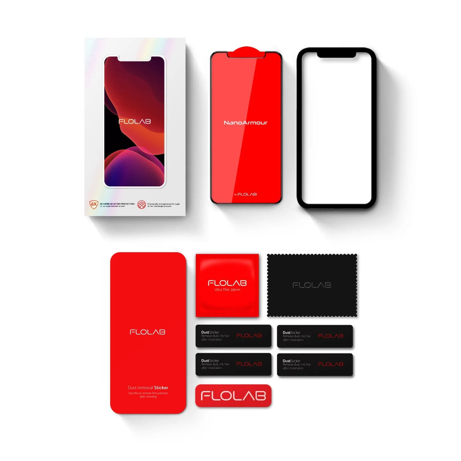 NanoArmour Screen Protector for iPhone XR