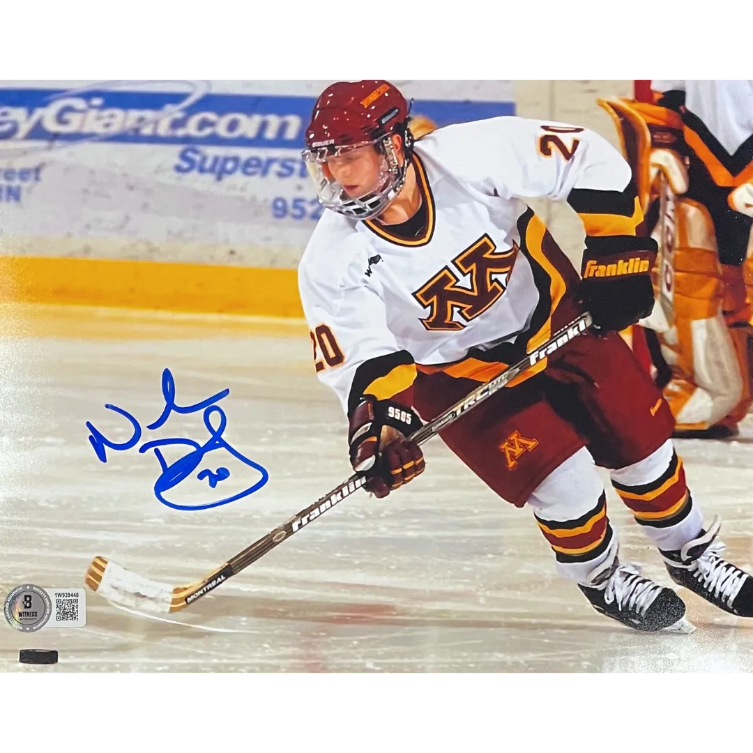 Natalie Darwitz Autographed Minnesota Golden Gophers 8x10 Photo
