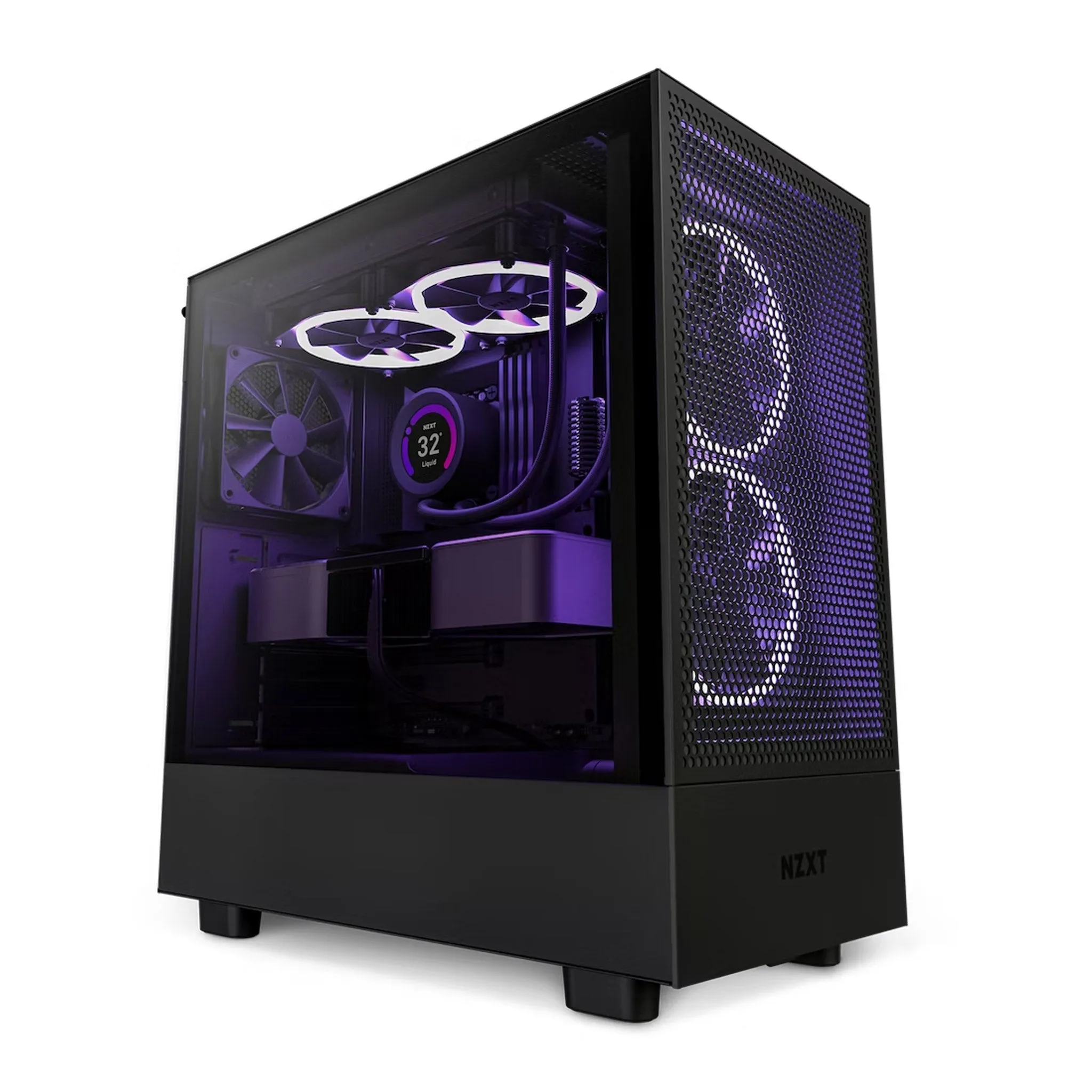 NZXT CC-H51FB-01 Black H5 Flow Compact Mid-tower Airflow Case