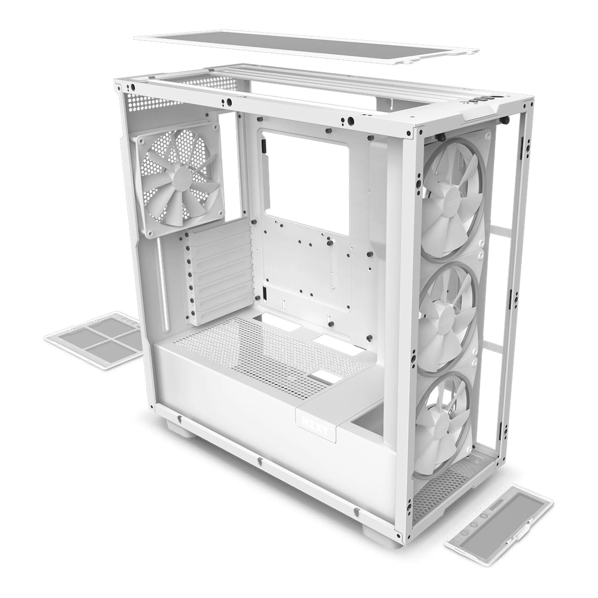 NZXT CM-H71EW-02 H7 Elite Premium Mid-Tower ATX Case - White