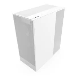 NZXT CM-H72FW-R1 H7 Flow RGB Mid-Tower ATX Airflow Case with RGB Fans - White