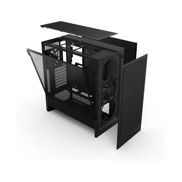 NZXT H5 Flow ATX Mid-Tower Case - Black (CC-H52FB-01)