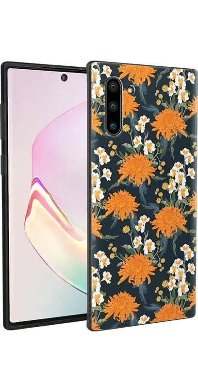 Off Tropic Floral | Exotic Orange Flower Samsung Case