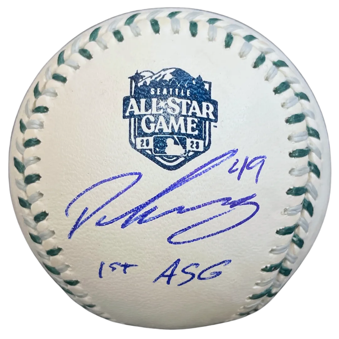 Pablo Lopez Autographed 2023 All Star Game Rawlings Official Major League Baseball w/ 1st ASG Inscription