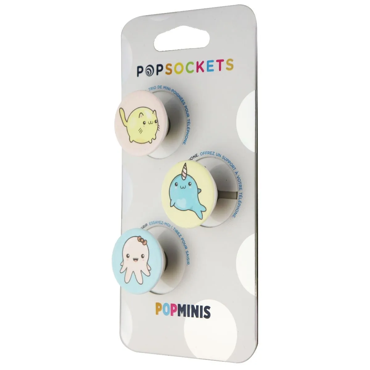 PopSockets PopMinis Mini Grips for Phones & Tablets (3 Pack) - Kawaii Critters